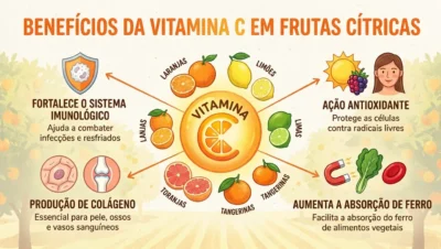 Benefícios da Vitamina C nas Frutas Cítricas